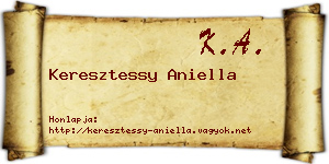 Keresztessy Aniella névjegykártya